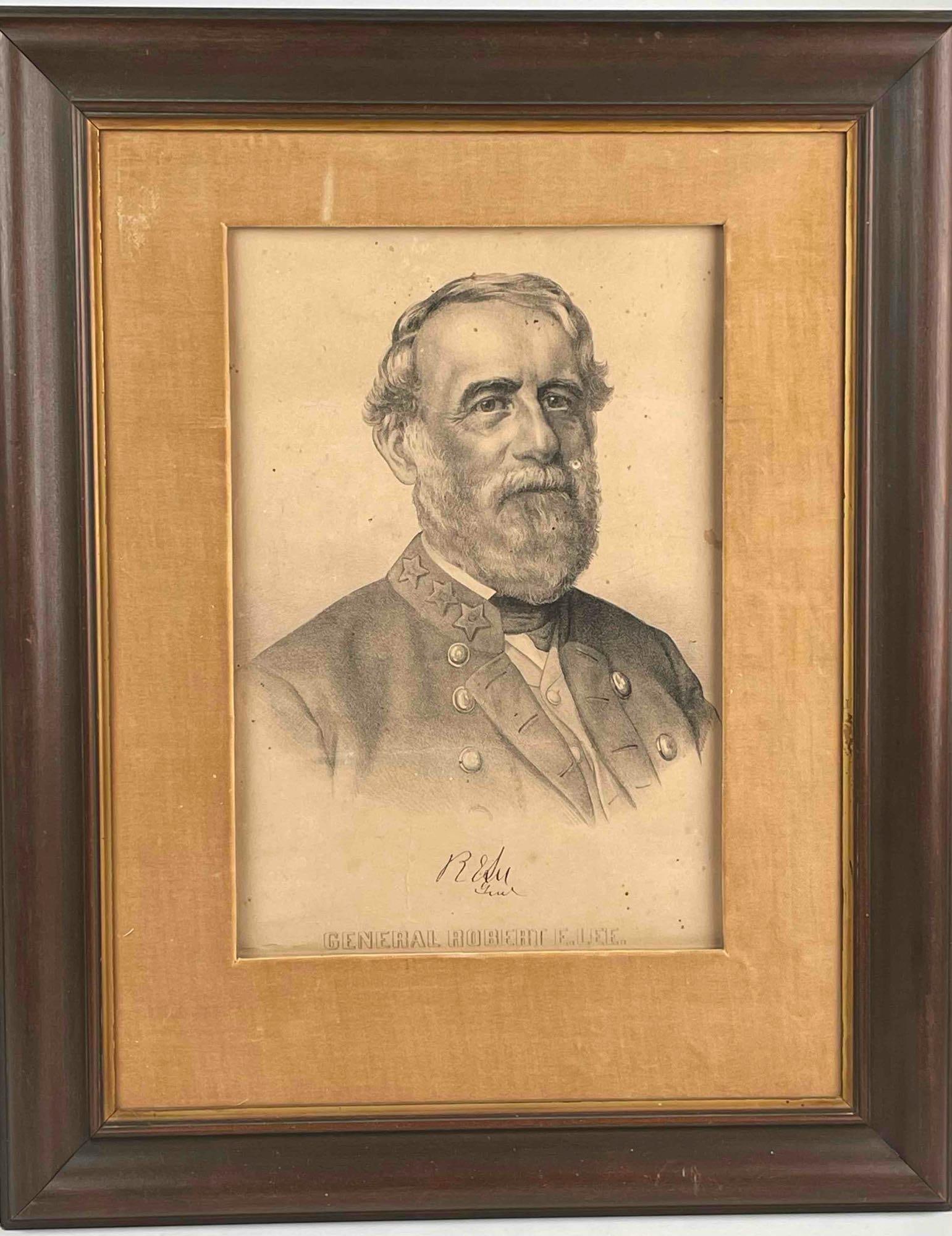 General Robert E. Lee "Currier & Ives" Lithograph (Late 19th Century) (1 of 10)