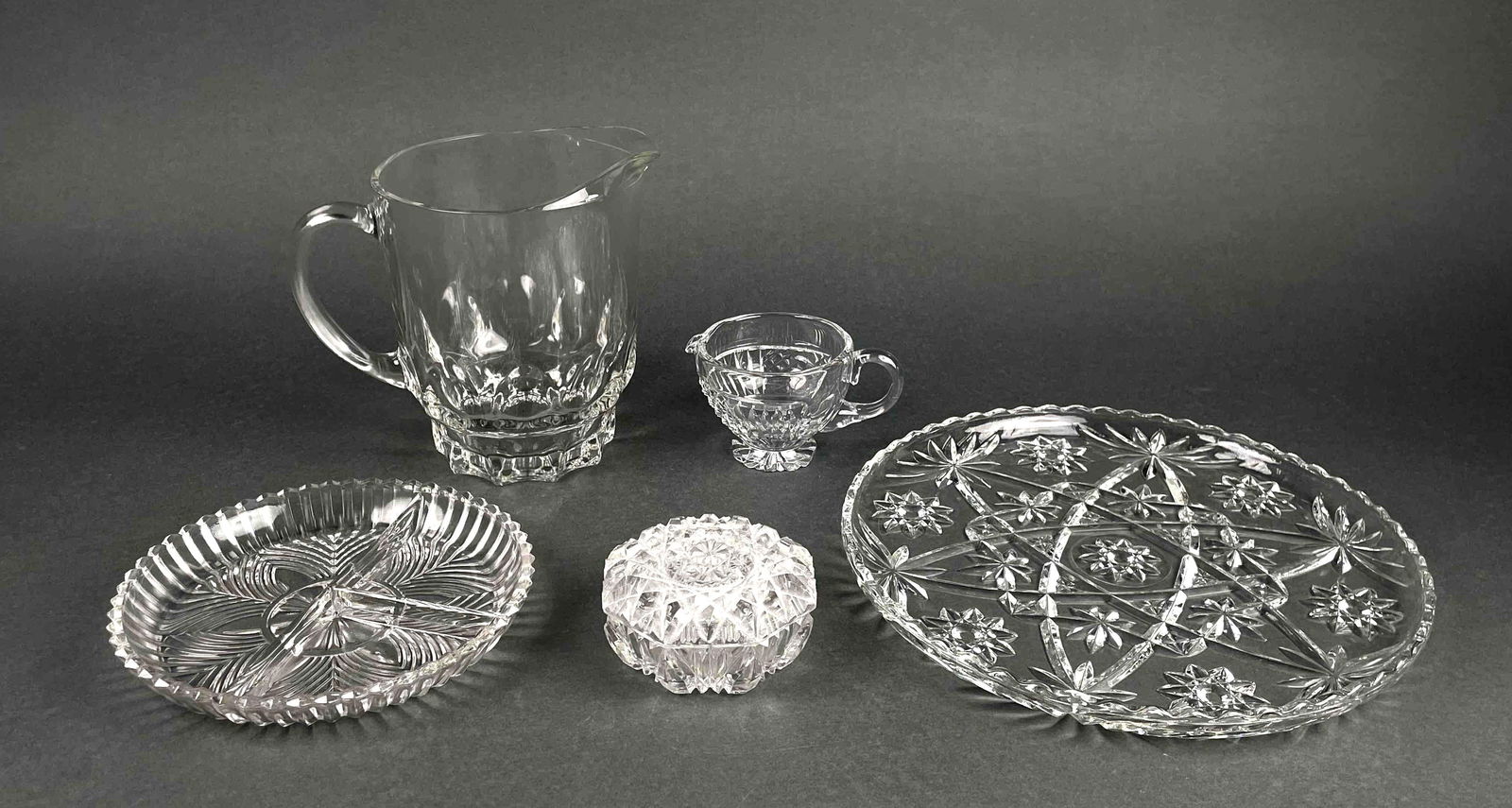 Assorted CrystaL Serving Pieces (ca. Mid Century) (1 of 11)