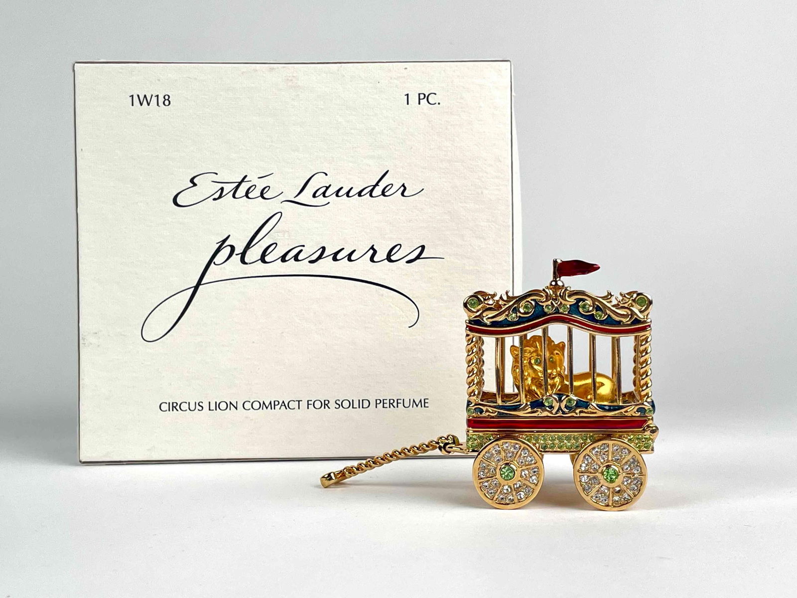 Estee Lauder Circus Lion Compact with Original Box (2002) (1 of 12)