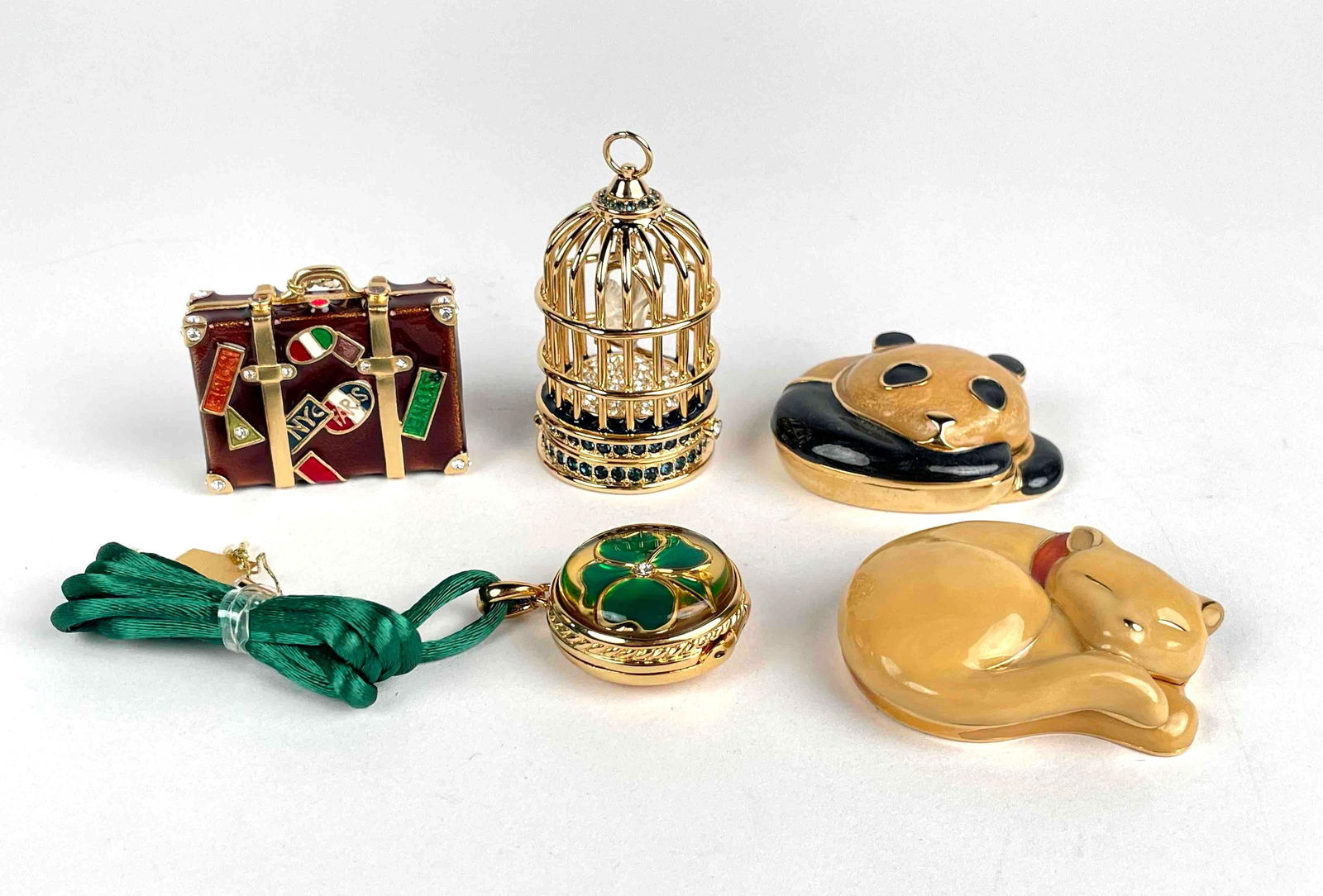 Five Estee Lauder Perfume Compacts (Original Packaging) (1 of 10)