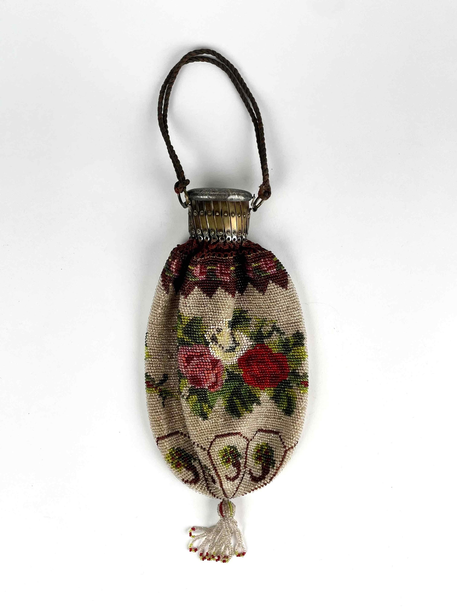 Victorian Beaded Floral Seed Purse (1 of 9)