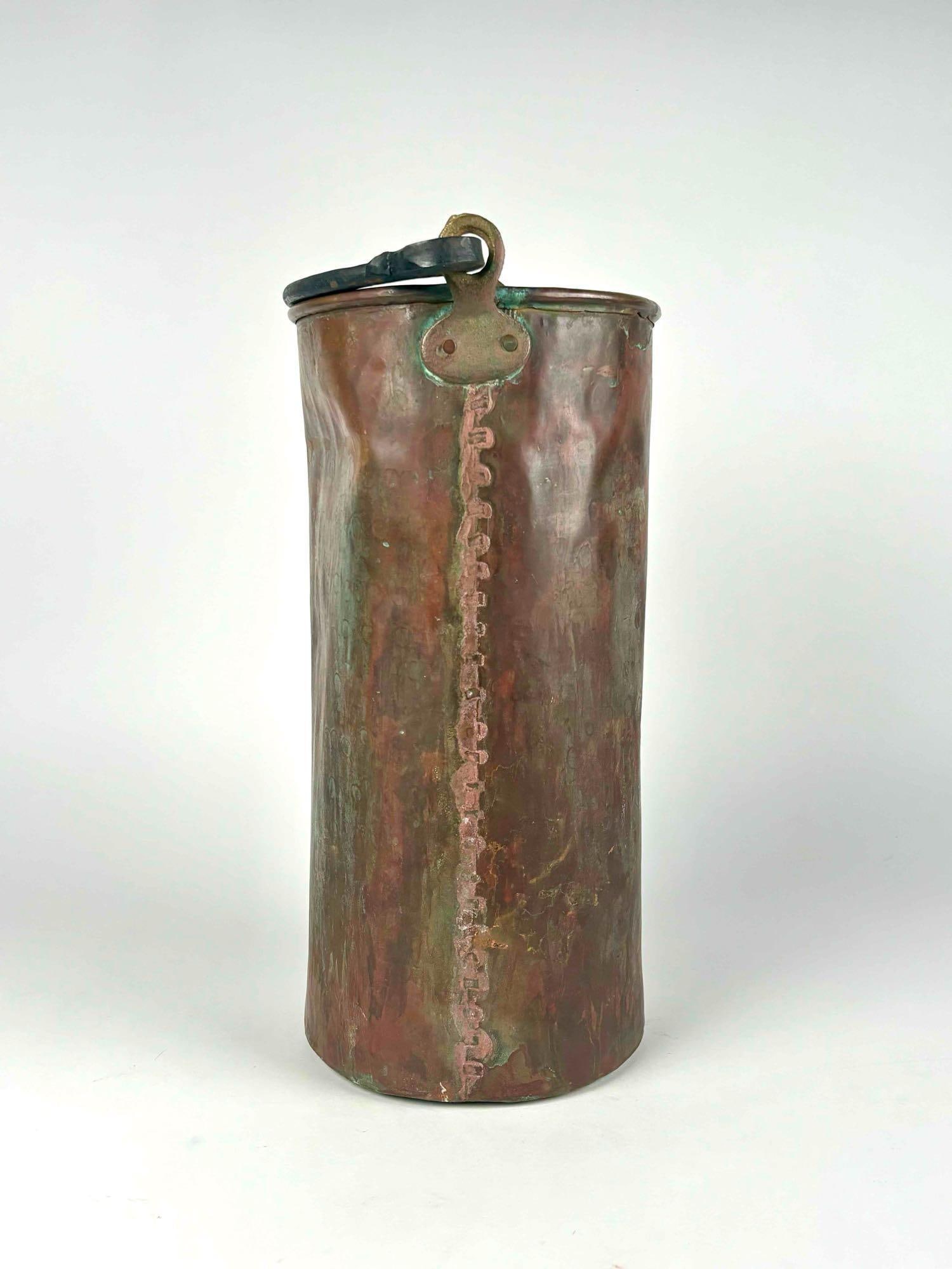 Victorian Copper Walking Stick/Umbrella Stand (1 of 10)