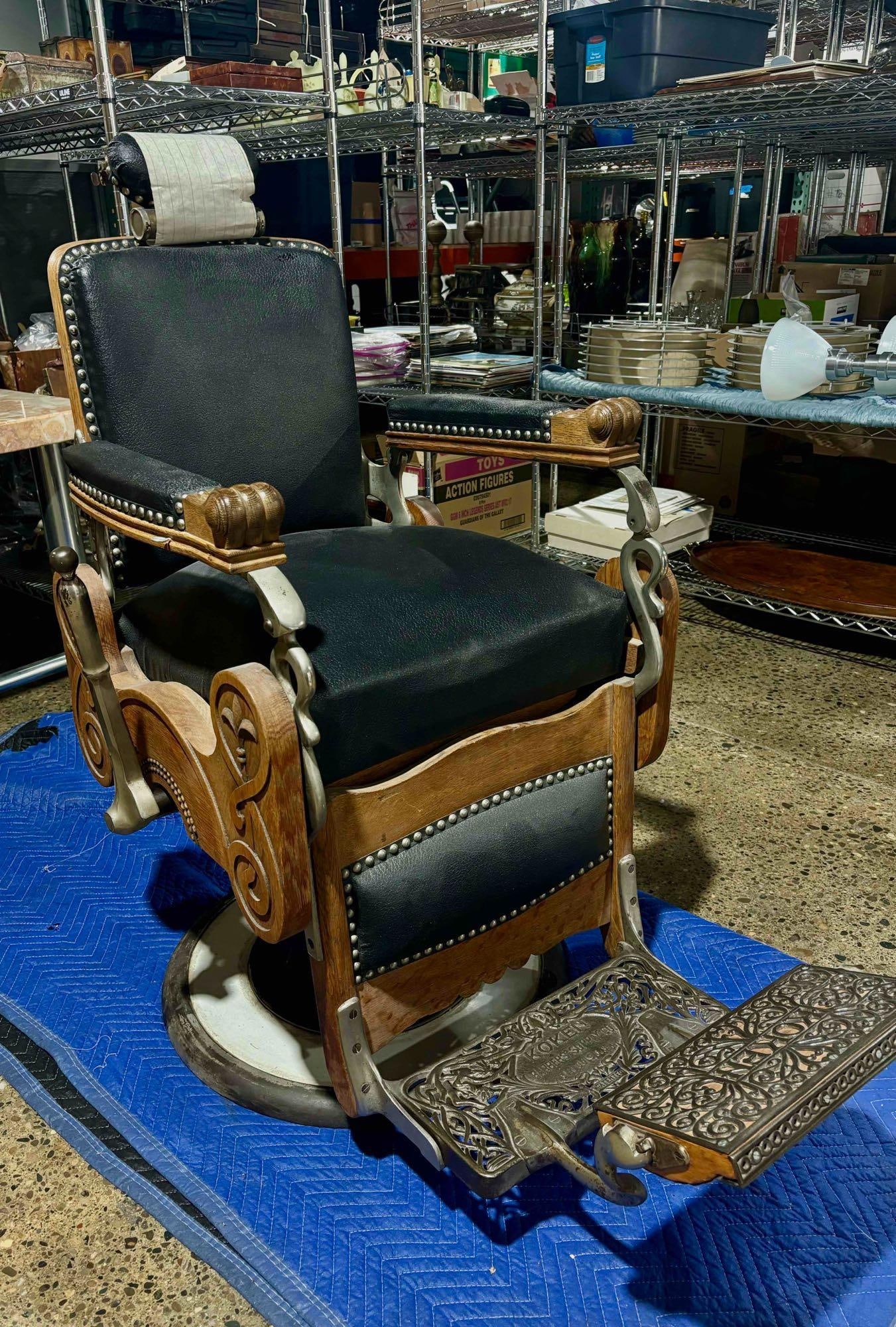 Antique Koken Barber Chair (1 of 9)