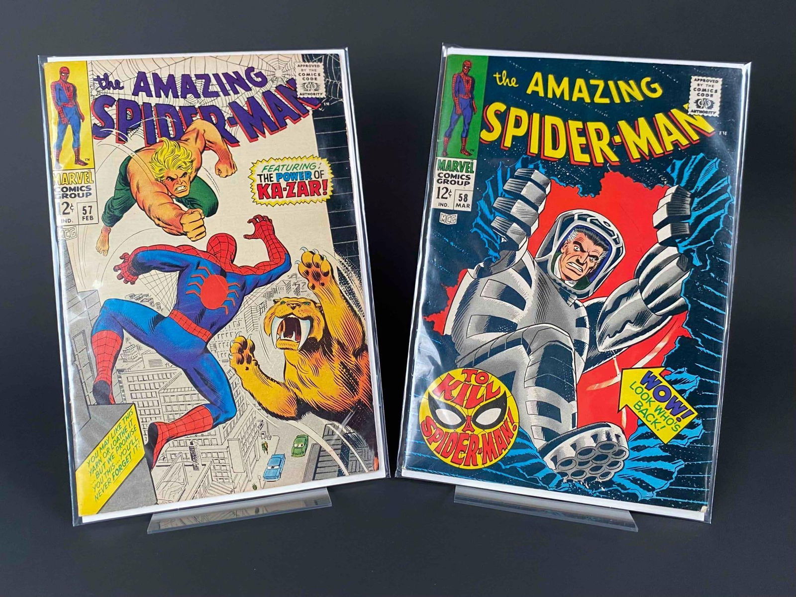 The Amazing Spiderman #57 and #58 (Marvel Comics) (1 of 12)