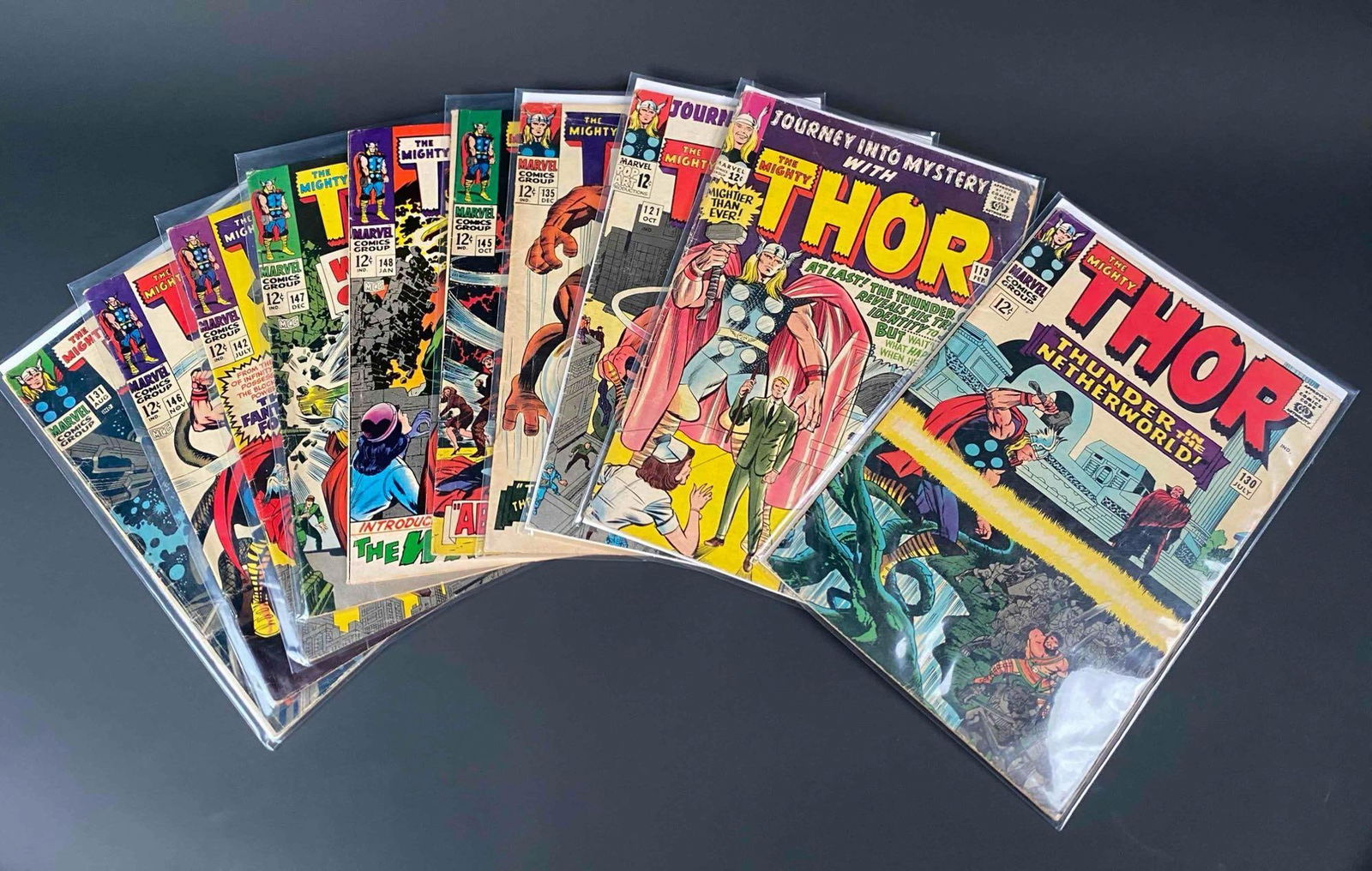 The Mighty Thor #113, #121, #130, #131, #135, #142, #145 - 148 (Marvel Comics) (1 of 12)