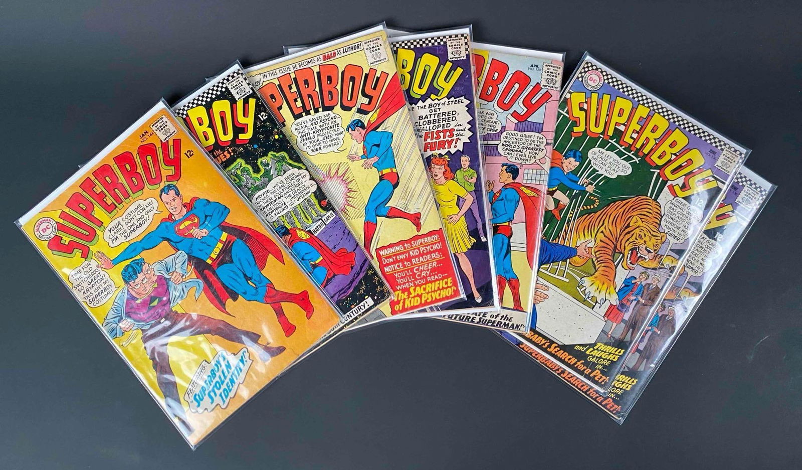 Superboy #120, #125, #130, #131, #136, and #144 (DC Comics) (1 of 12)
