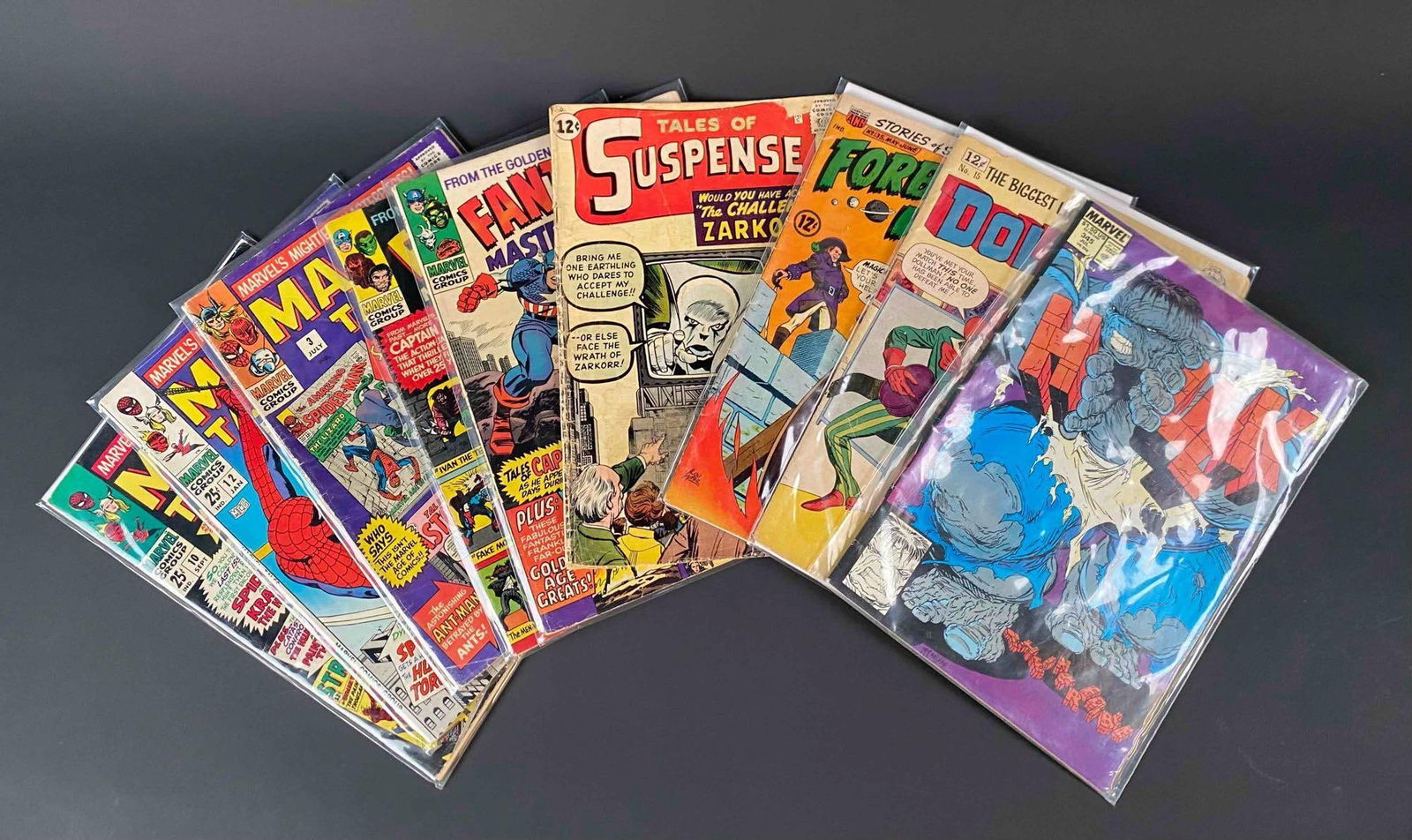 The Incredible Hulk and Lot of 8 Comics from (Marvel, DC, and American Comics Groups) (1 of 12)