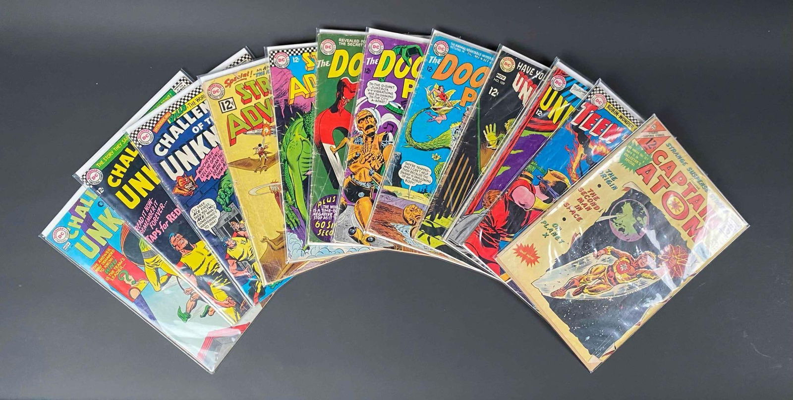 Captain Atom, Teen Titans, The Unexpected, Doom Patrol, Strange Adventures, Challengers of Unknown (1 of 12)