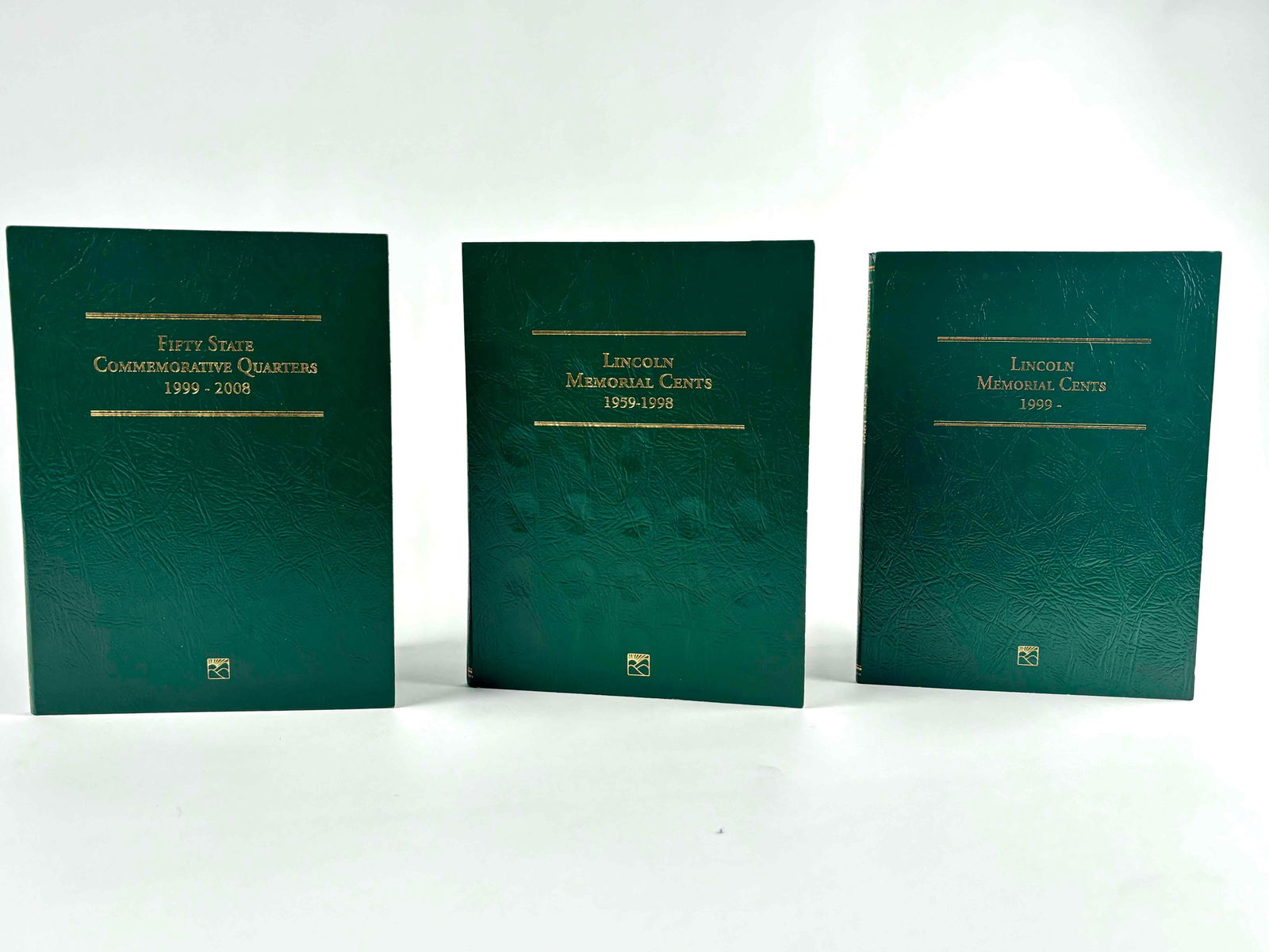 Linclon Memorial Cents Books and Fifty State Commemorative Quarters Book (1 of 12)