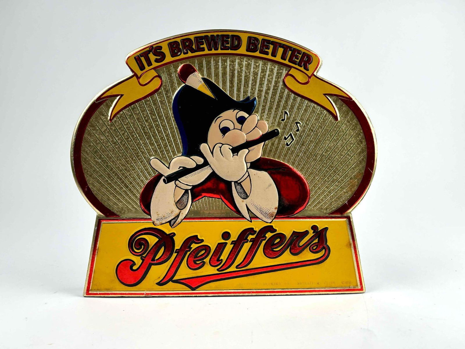 Vintage Pfeiffer's Beer Tin Advertisement (1 of 8)