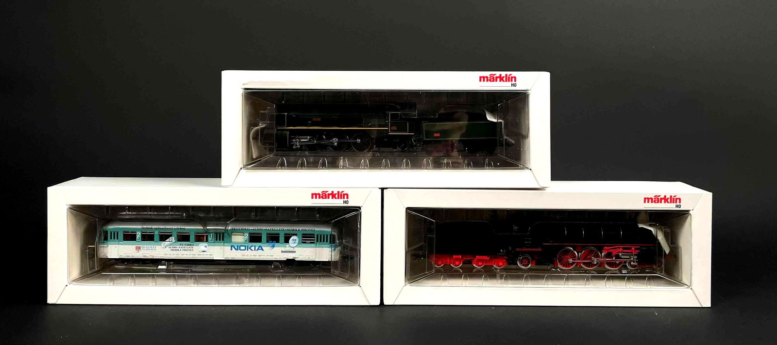 Three Marklin HO Scale Trains in Original Boxes (3429, 3518, 3317) (1 of 12)