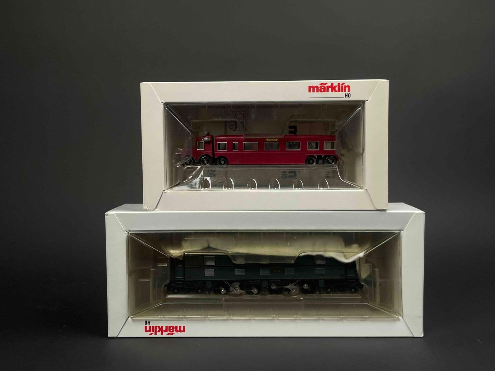 Group of Marklin HO Scale Model Locomotives in Original Boxes (3124, 33661) (1 of 10)