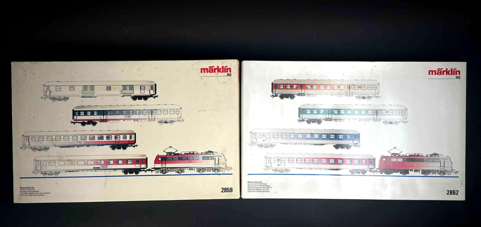Two Marklin HO Scale Model Train Full Sets (2859, 2862) (1 of 10)