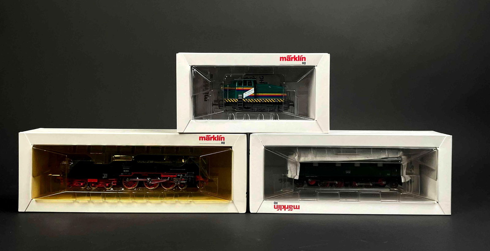 Marklin Ho Scale Locomotives in Original Boxes (33785, 34750, 3099) (1 of 11)