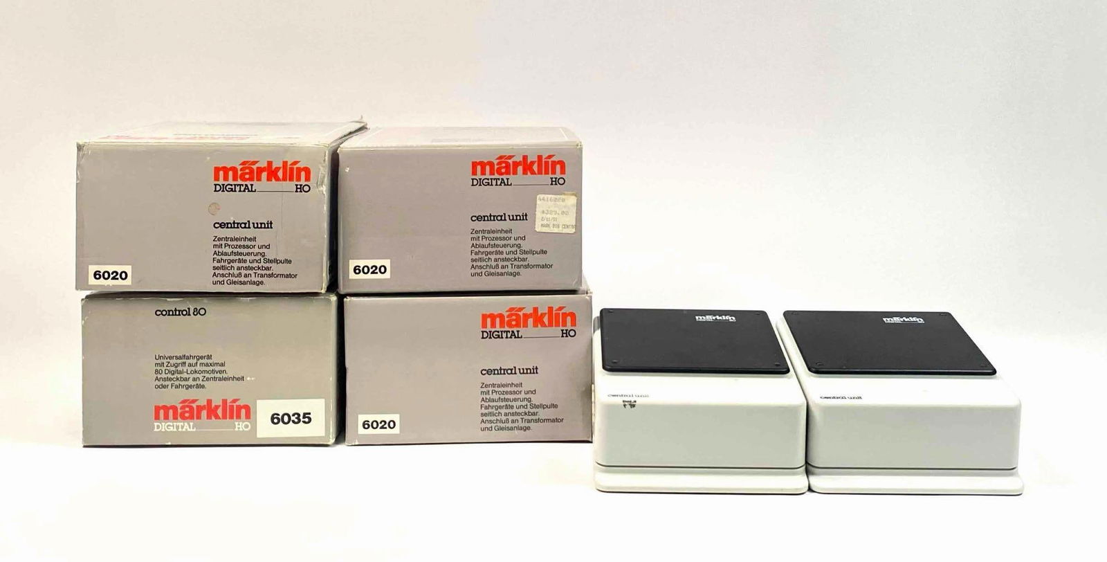 Group of Six Marklin HO Central Units in Original Boxes (6020, 6035) (1 of 12)