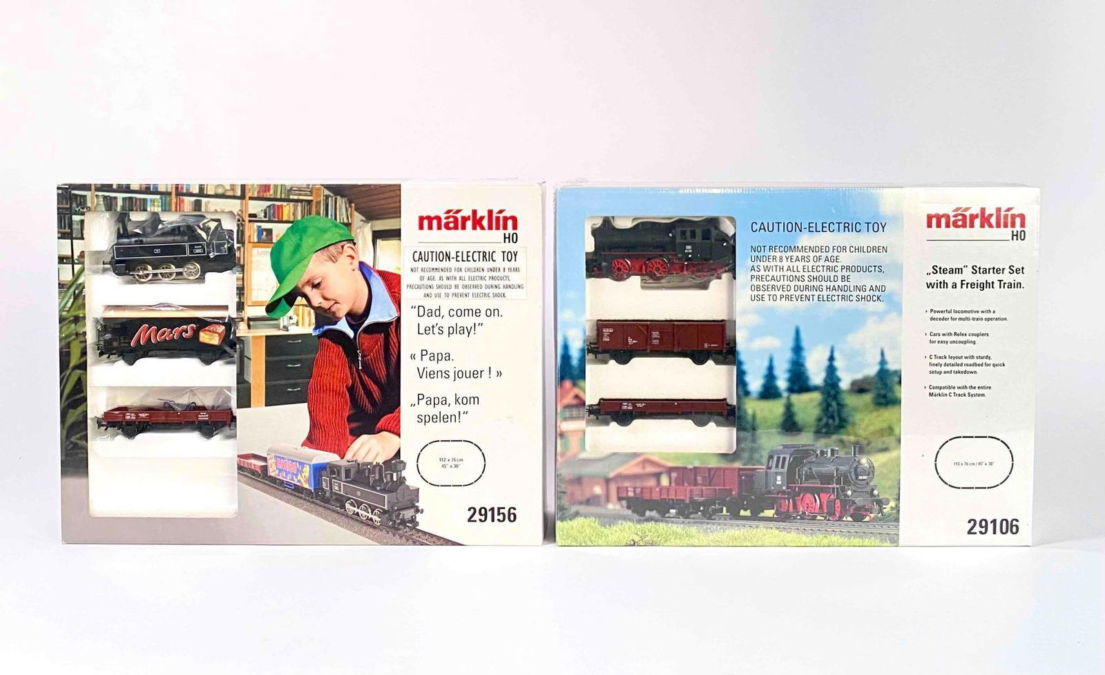 Two Marklin HO Train Complete Train Sets in Original Boxes (29106, 29156) (1 of 12)
