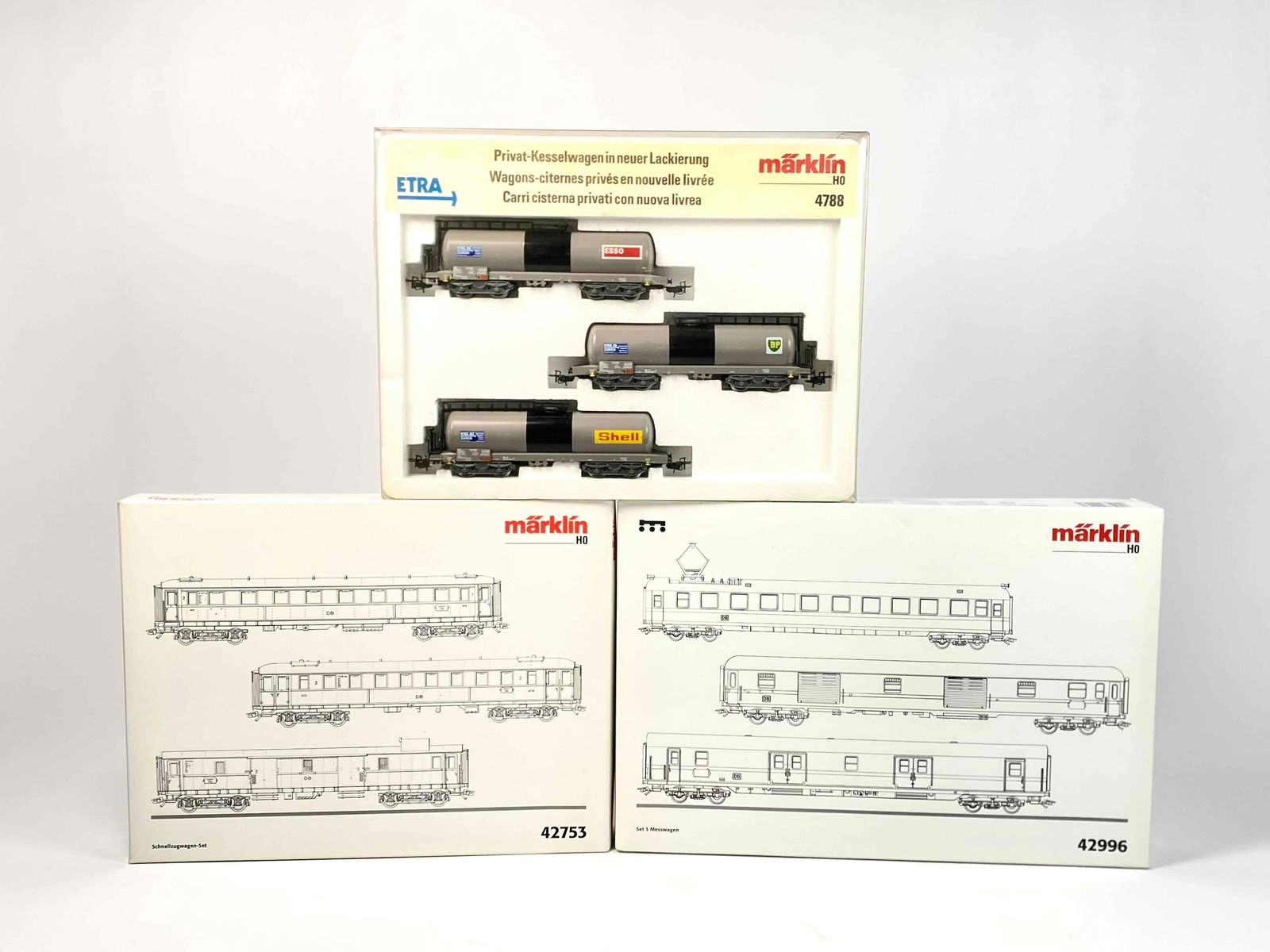 Three Marklin HO Scale Model Train Sets (42753, 4296, 4788) (1 of 12)