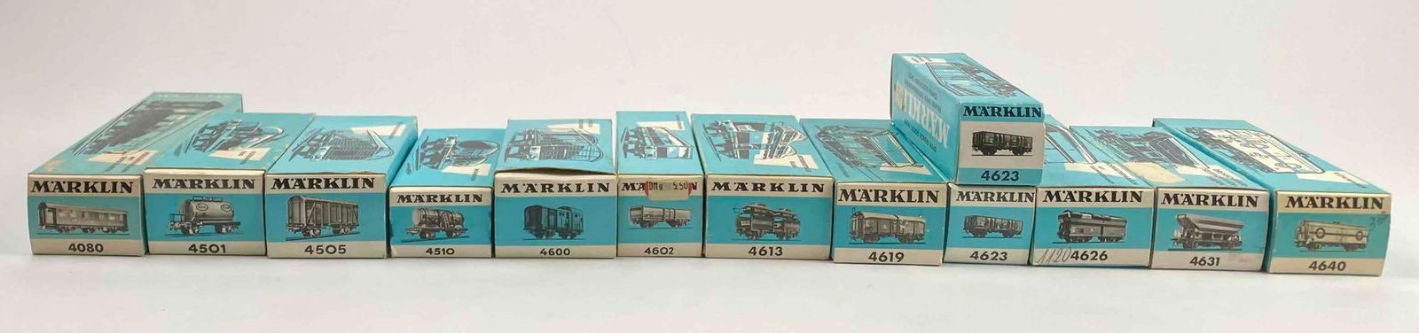 Lot of 13 Marklin Railway Cars (1 of 12)