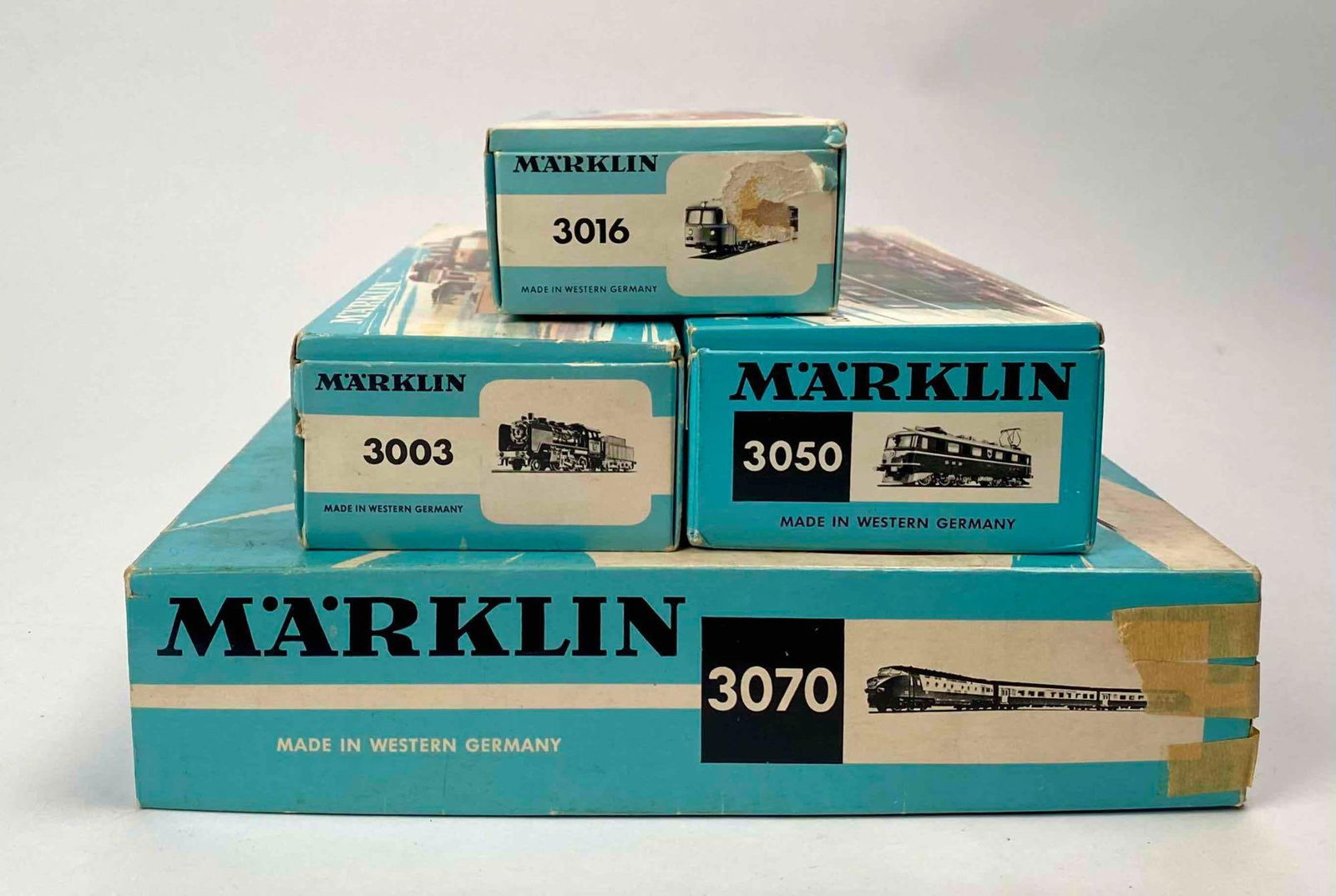 Marklin Locomotives, Railbus, and European Express Train (1 of 12)