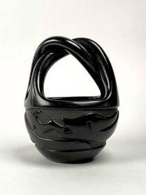 Santa Clara Pueblo Pottery Basket