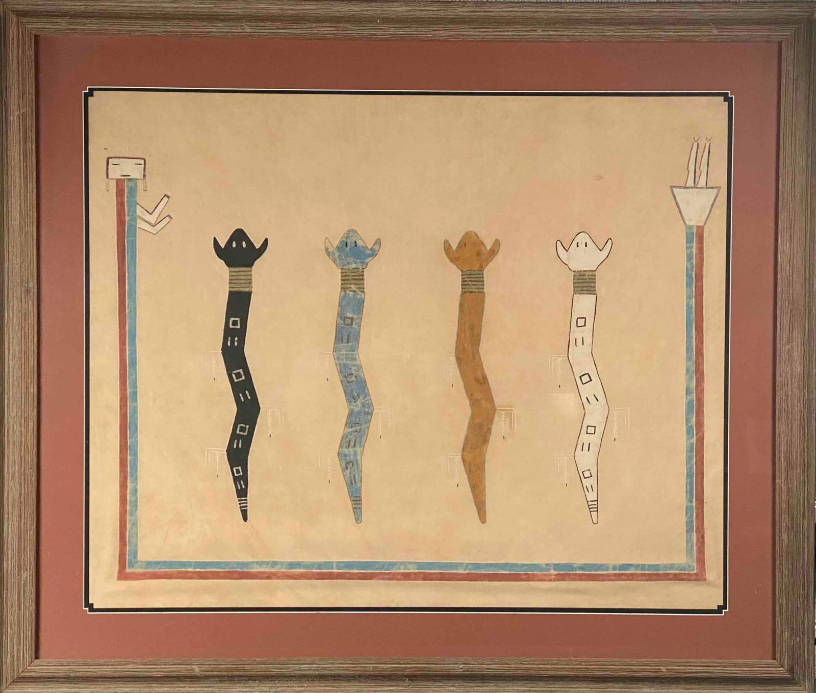 Navajo Memory Painting on Muslin (1 of 9)