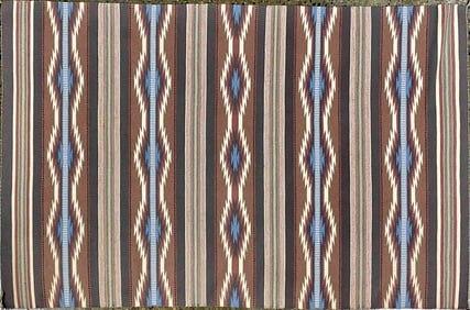 Vintage Navajo Hand Woven Rug