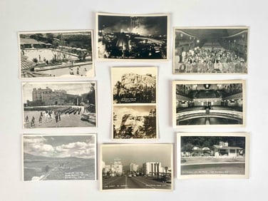 94 Antique Early Twentieth Century American Photo Post Cards