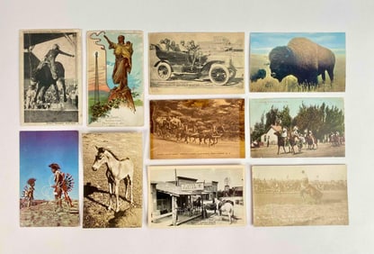 50 Mid Twentieth Century Native American Photo Post Cards