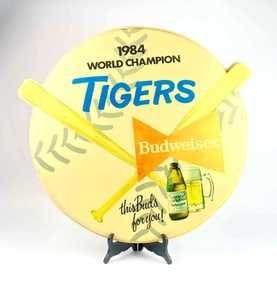1984 World Series Detroit Tigers Budweiser Advertisement