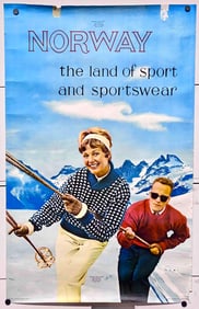 Norway the Land of Sport and Sportswear Poster