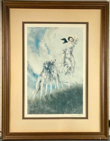 Framed Louis Icart "Joy of Life" Offset Print