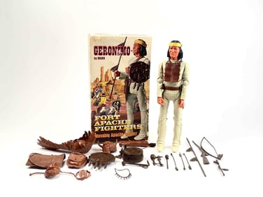 Geronimo Fort Apache Fighters by Marx in Original Box (1960s)