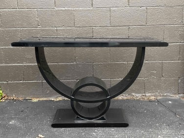 Jay Spectre Contemporary Mirror Console Table