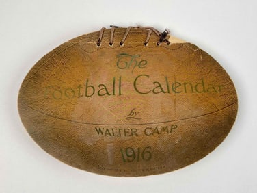 The 1916 Football Calender by Walter Camp