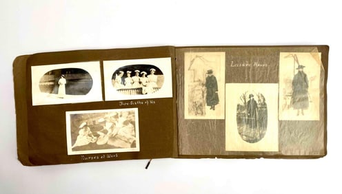 Early Twentieth Century Nursing School Photo Album