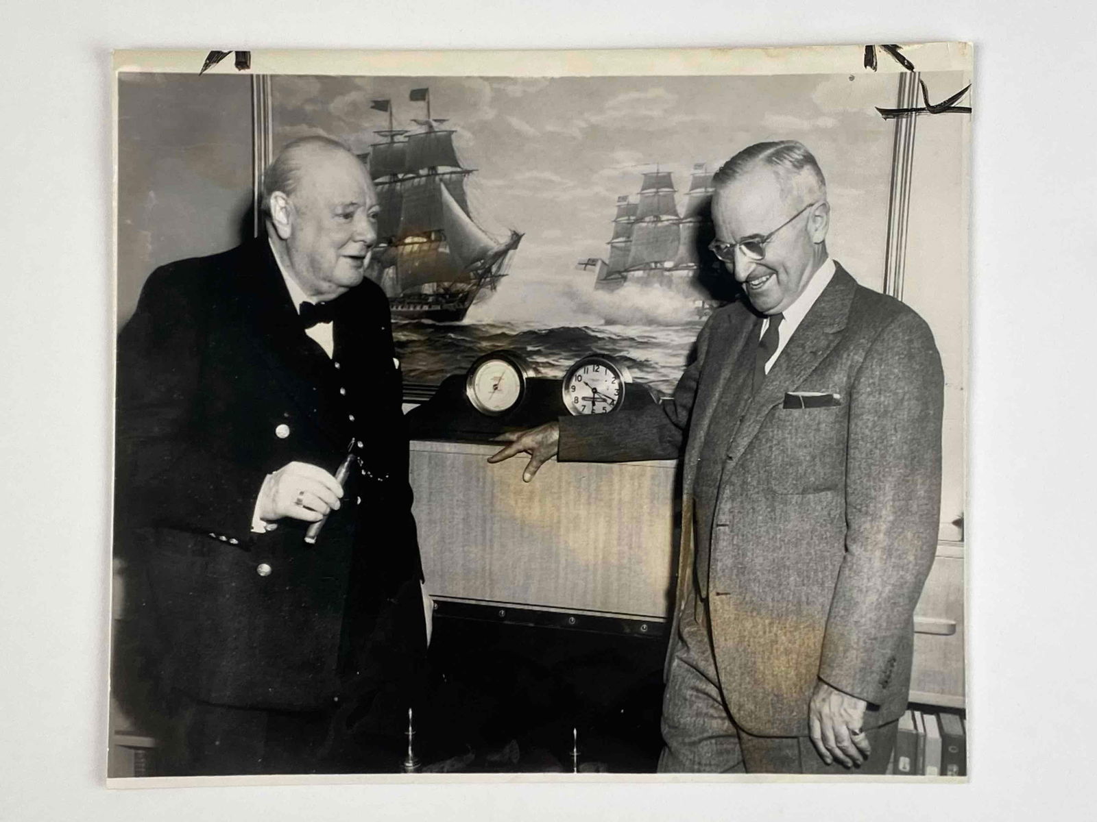 Original Photograph of Harry Truman and Winston Churchill c. 1952 (1 of 11)