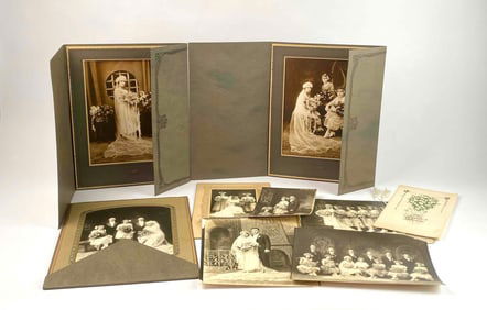 Collection of Antique Wedding Photography and Ephemera