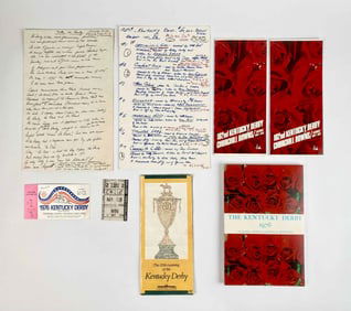 Collection of 1976 Kentucky Derby Memorabilia and Ephemera