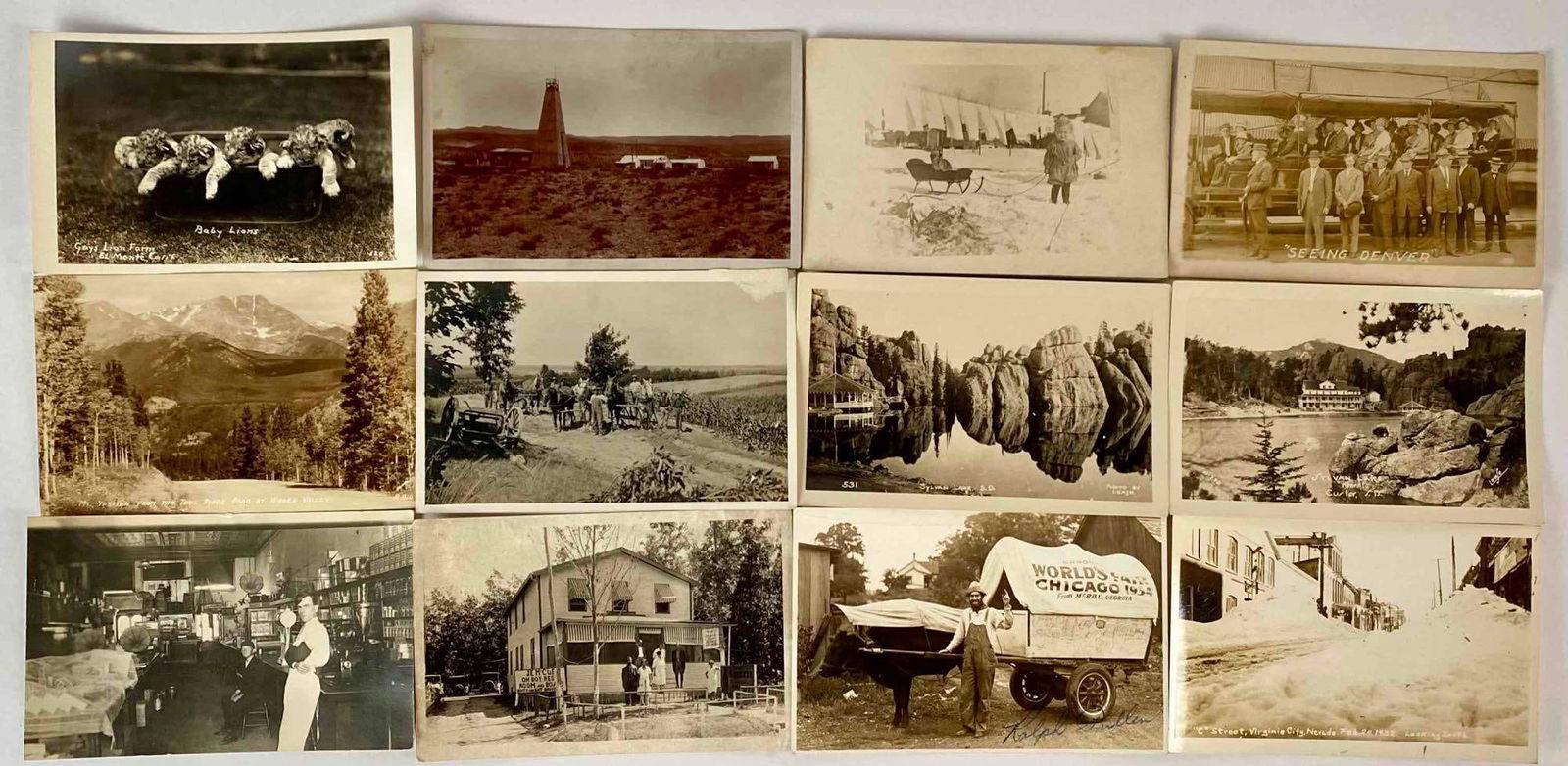 Fifty-two Early 1900s Americana Vintage Photo Post Cards (1 of 9)