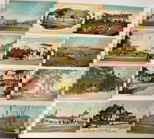 159 Early 1900s Americana Vintage Post Cards and Buckingham Palace Post Cards