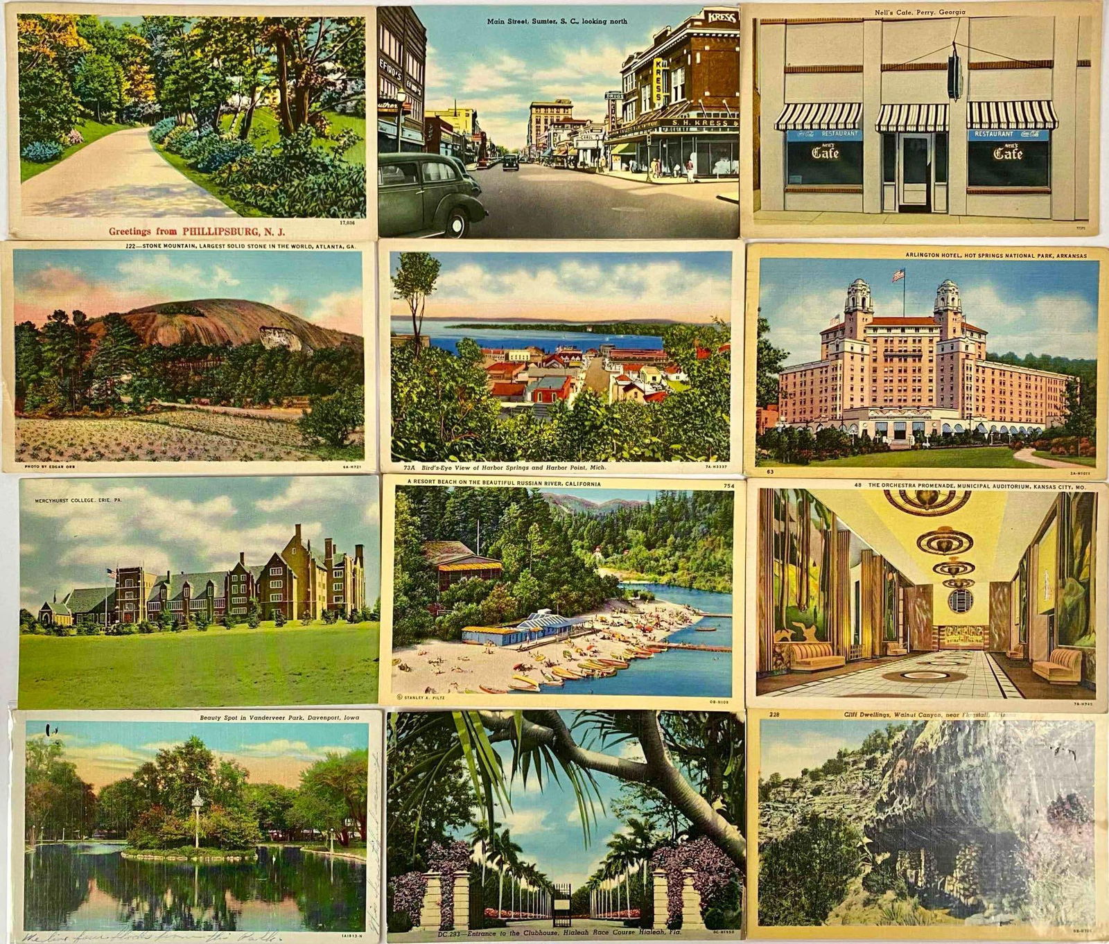 195 Early 1900s Americana Vintage Post Cards (1 of 12)