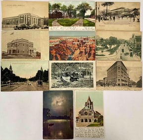 137 Early 1900s Americana Vintage Post Cards