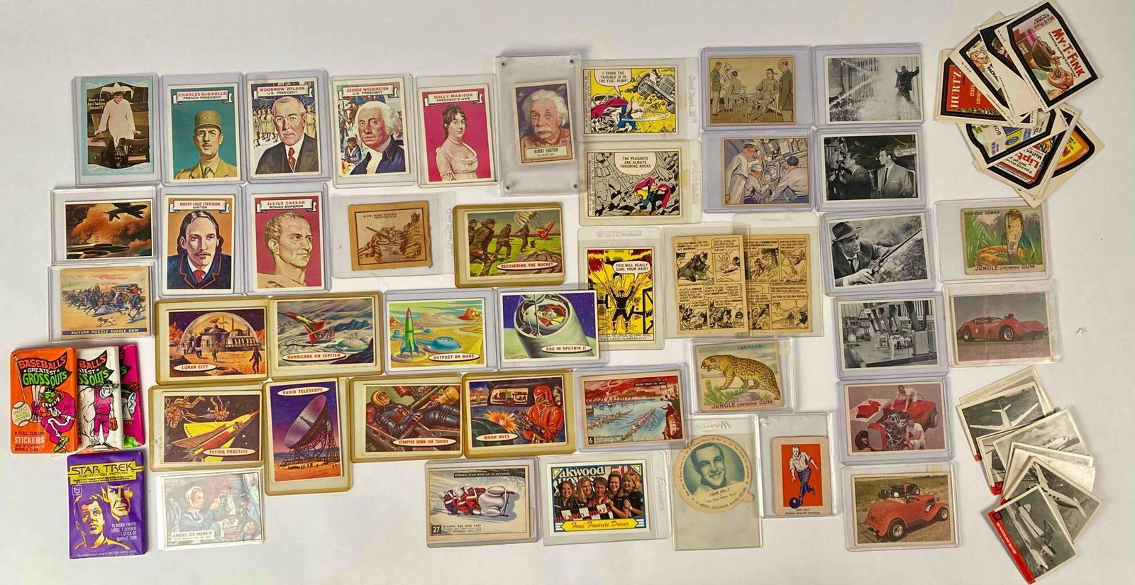 79 Vintage Trading Cards (Topps, Leaf, James Bond, Gum Inc., Marvel Comics, DC Comics) (1 of 12)