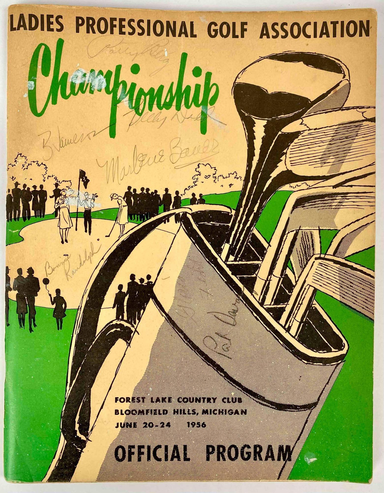 Autographed Ladies Professional Golf Association Official Program, 1956 (1 of 10)