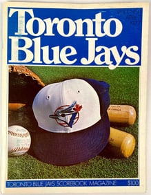 Toronto Blue Jays Scorebook Magazine Vol 1, No 1, 1977
