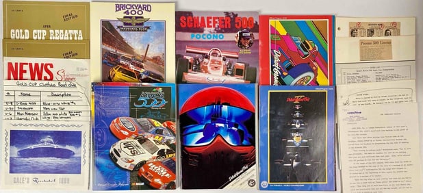 Vintage Gold Cup Regatta and Detroit Grand Prix Programs and Notes