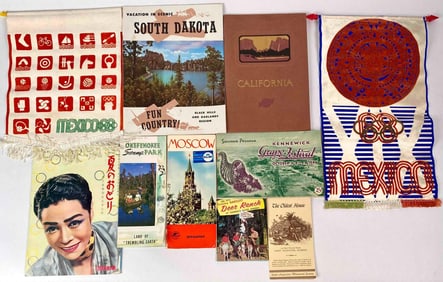 Early to Mid Century Travel Ephemera (100 plus pieces)