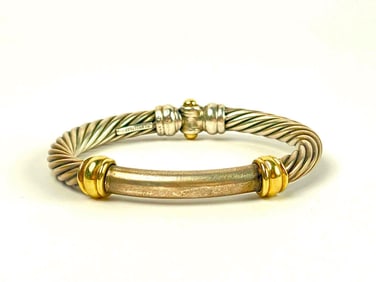 David Yurman Bangle (14K and Sterling)