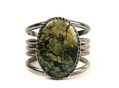 Sterling Silver and Agate Cuff Bracelet