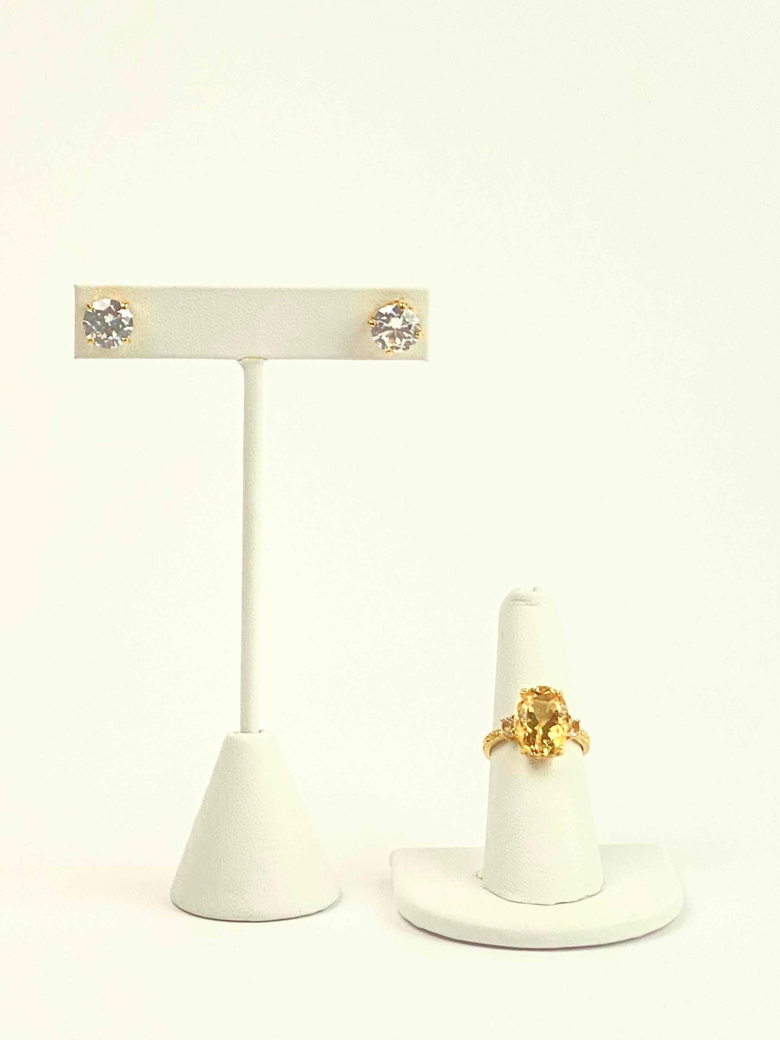 Sterling Silver and Stone Earrings and Ring Set (Charles W.) (1 of 12)